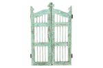 Antique Indian Teak Wood Garden Dog Gates