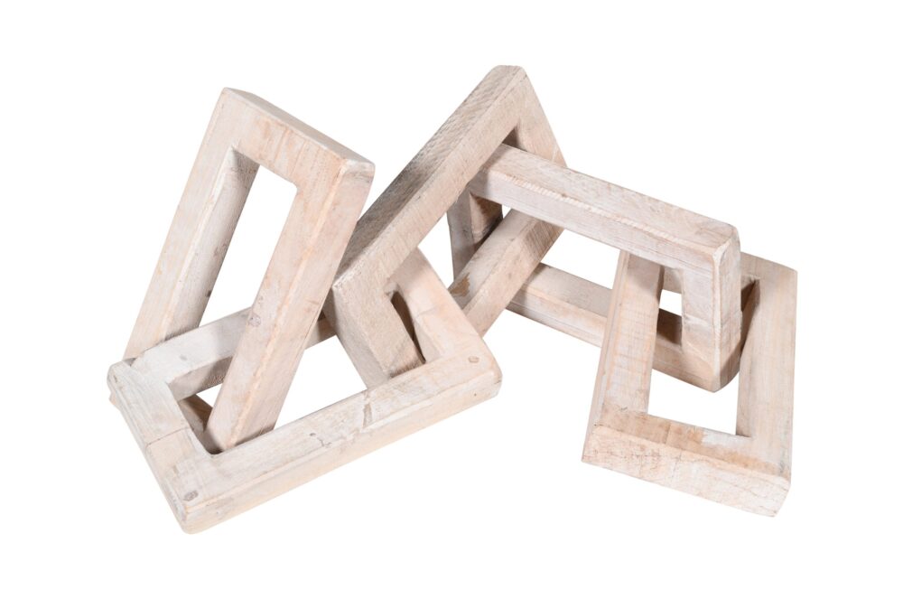 Indian Mango Wood 3 Link Family Chain - Image 3