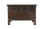 Antique Indian Fruit Wood Chest or Trunk