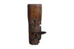 Vintage Indian Reclaimed Teak Wood Wall Mounted Candle Holders
