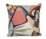 Embroidered Cushion Cover With Poly Fiber Filler