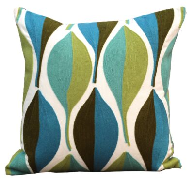Embroidered Cushion Cover With Poly Fiber Filler