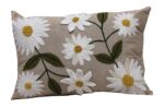 Embroidered Cushion Cover With Poly Fiber Filler