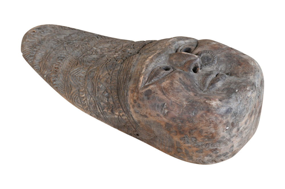 Antique Indian Tribal Festival Mask - Image 2