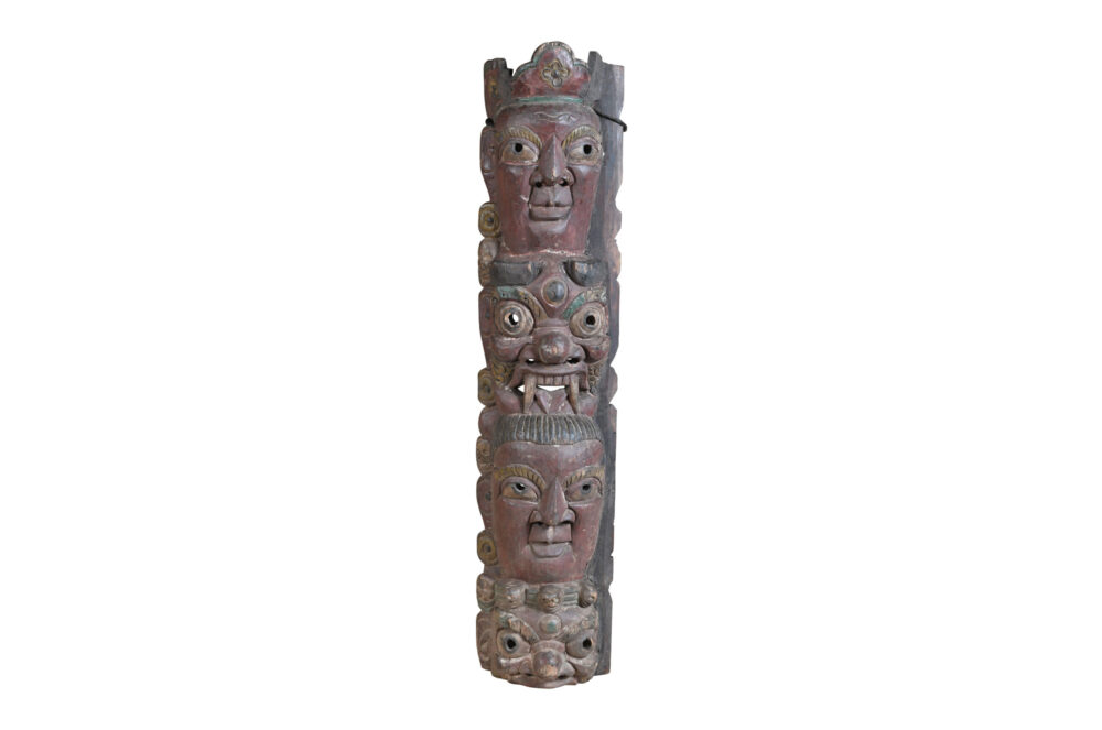 Antique Indian Tribal Festival Mask