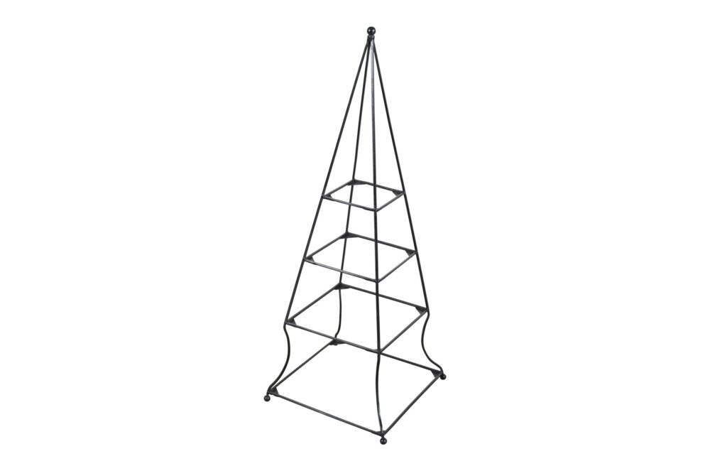 Reclaimed Iron Heavyweight Triangular Plant Support