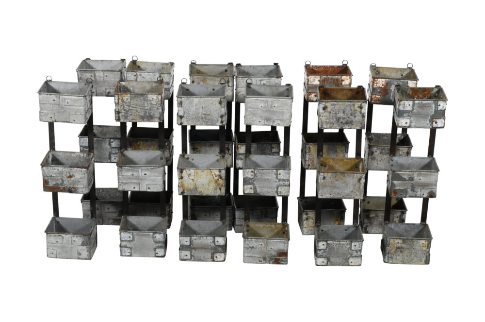 Reclaimed Iron Heavyweight Ammo Tin Style Wall Planter - Image 2
