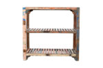 Vintage Reclaimed Indian Hardwood Kitchen Storage Rack