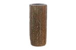 Antique Indian Reclaimed Painted Teak Wood Column Pillar Candle Holder