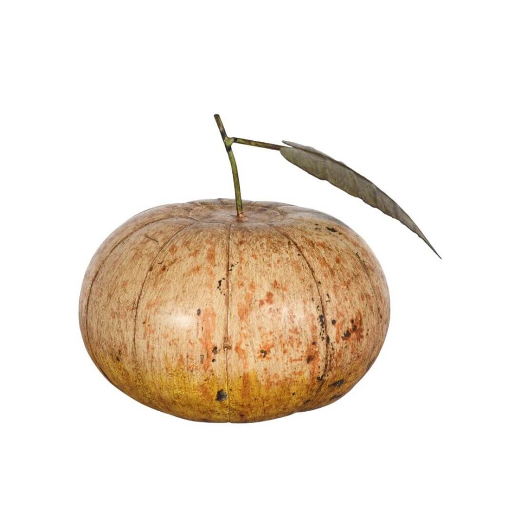 Indian Artisan Made Recycled Iron Pumpkin Decoration – Hand-Painted - Image 2