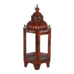 Indian Artisan Made Heavyweight Iron and Glass Vintage-Inspired Candle Lantern – Handcrafted in Rajasthan
