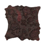Antique Indian Hand-Carved Teak Wood Printing Block c.1930