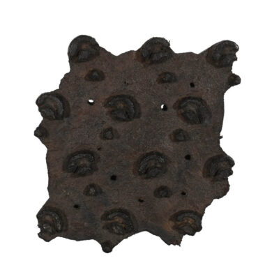 Antique Indian Hand-Carved Teak Wood Printing Block c.1930